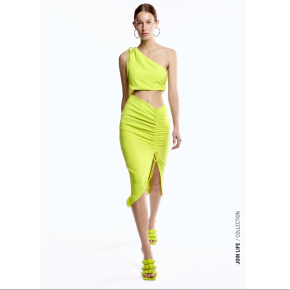 Zara Dresses & Skirts - NWT Zara draped asymmetrical dress